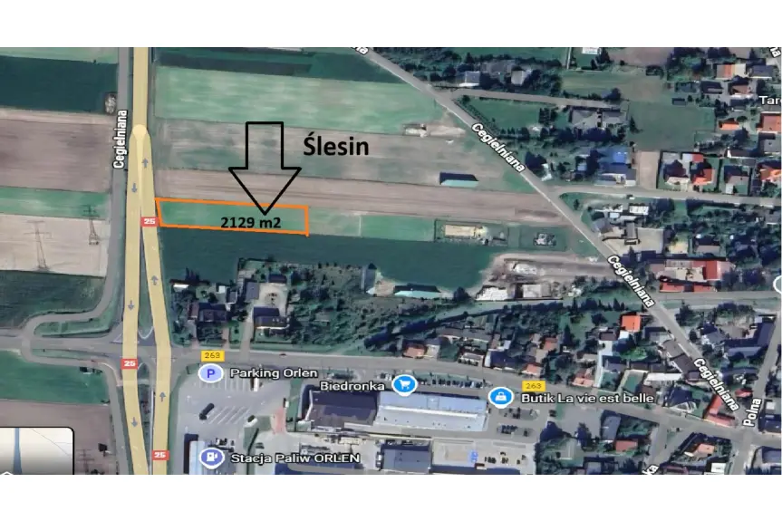 koniński, Ślesin, Cegielniana, Ślesin- działka budowlana 2129 m2 - sprzedam!