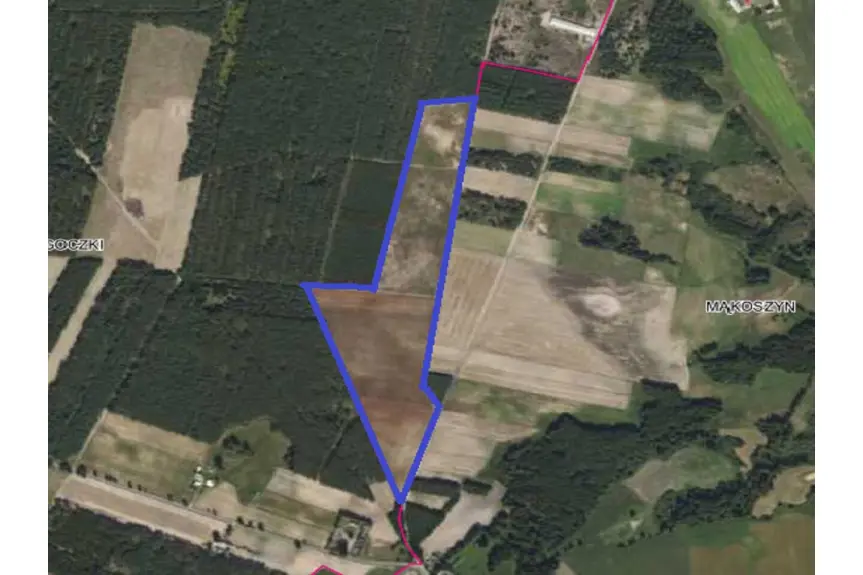 koniński, Wierzbinek, Goczki, Grunty orne 10,61 ha  - Fotovoltaika- dokumentacja - Sprzedam!
